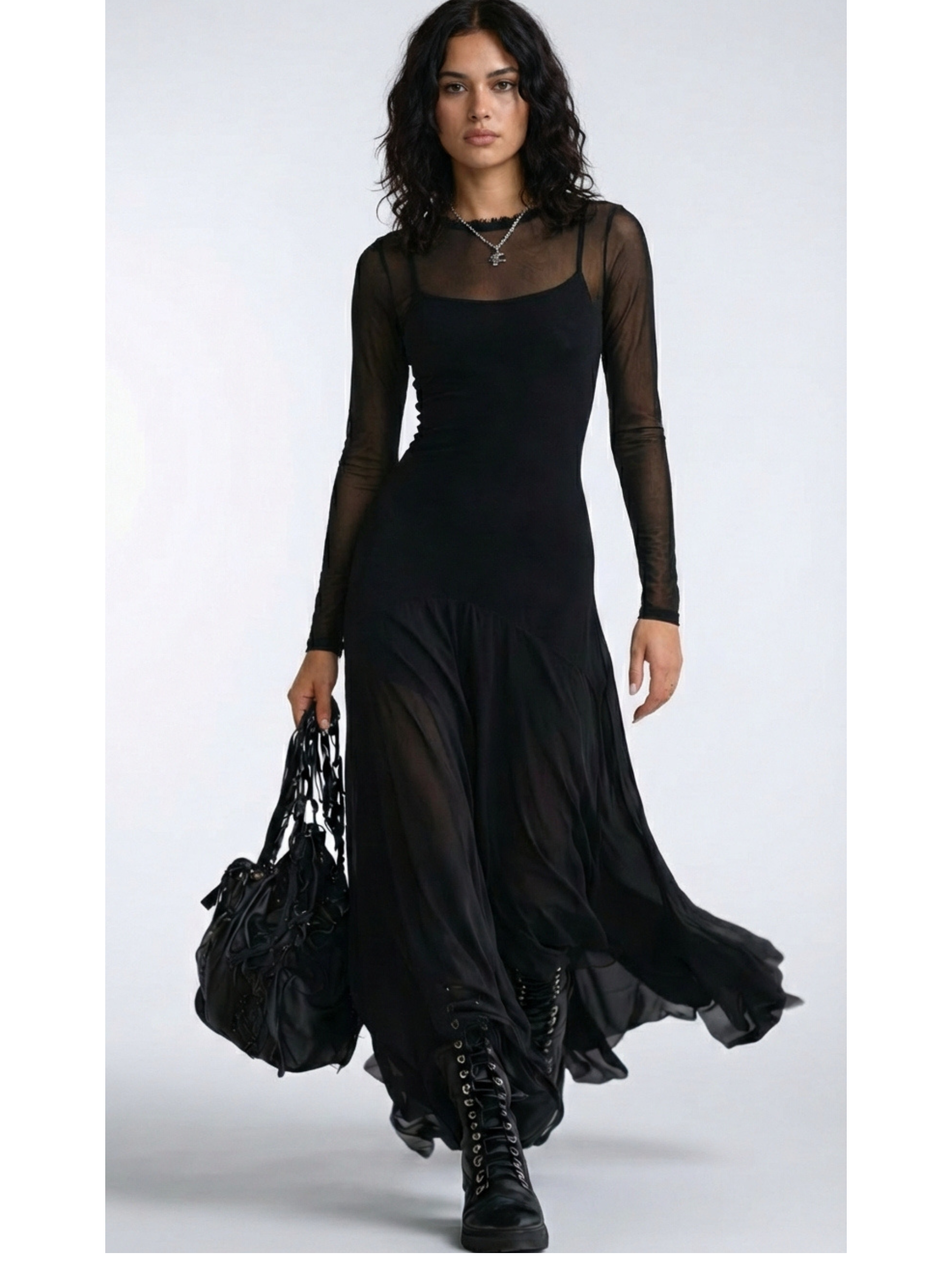 YEDRA™ | Maxi de Tul Fluido