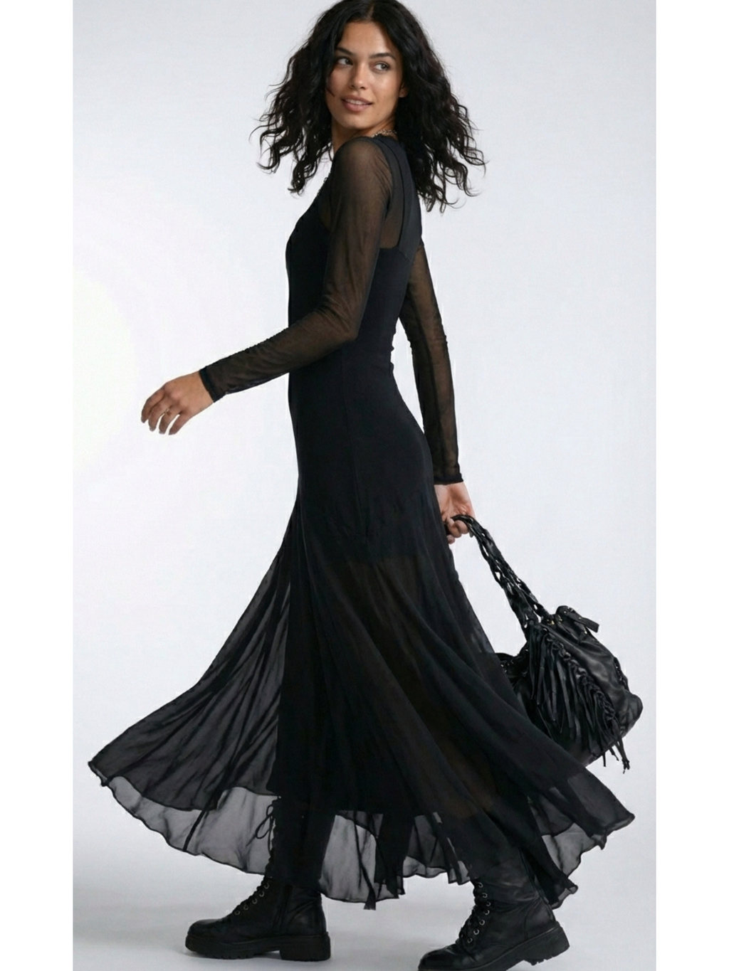 YEDRA™ | Maxi de Tul Fluido