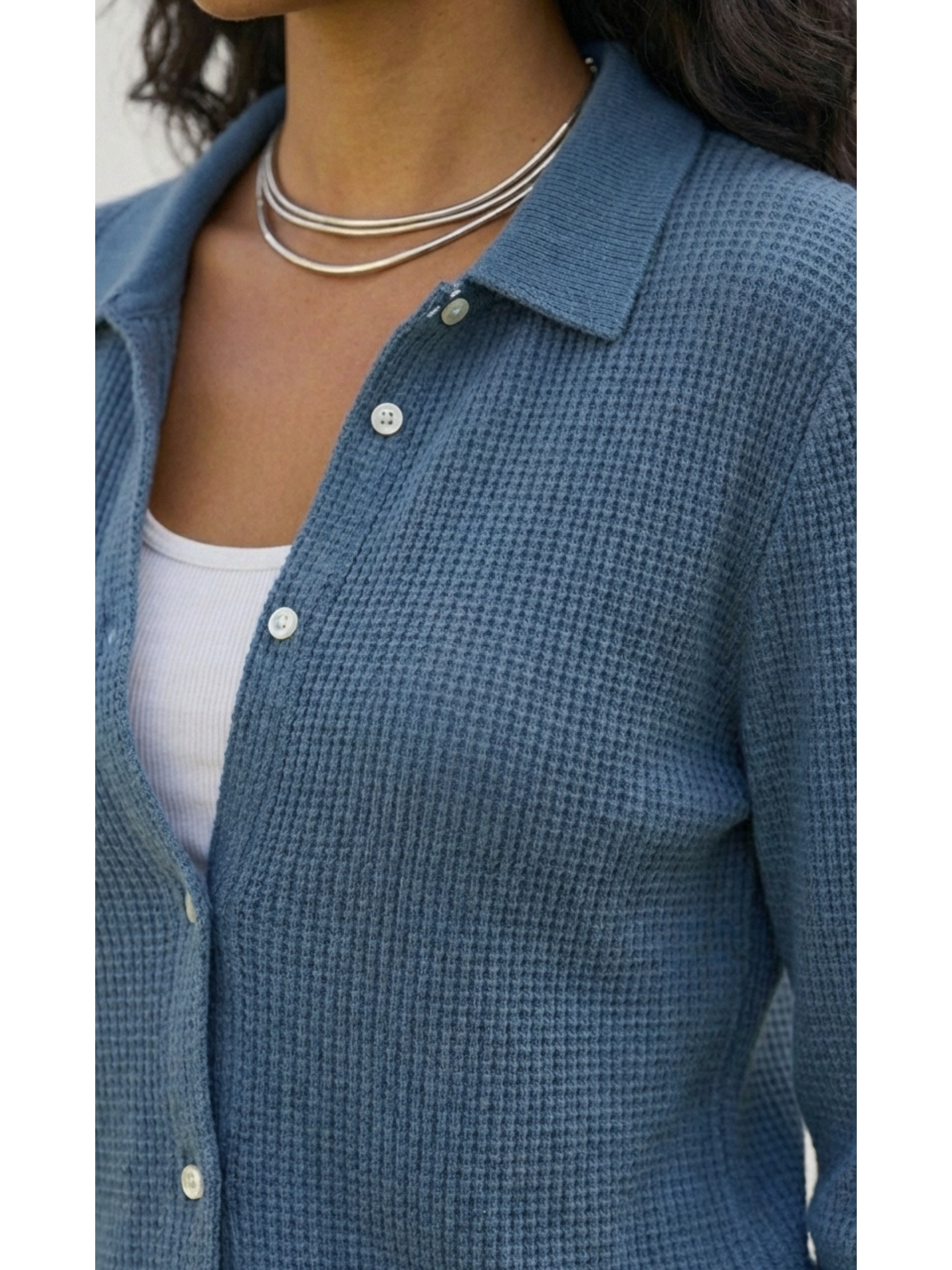 NATALIA™ | Blusa Manga Larga Punto Suave