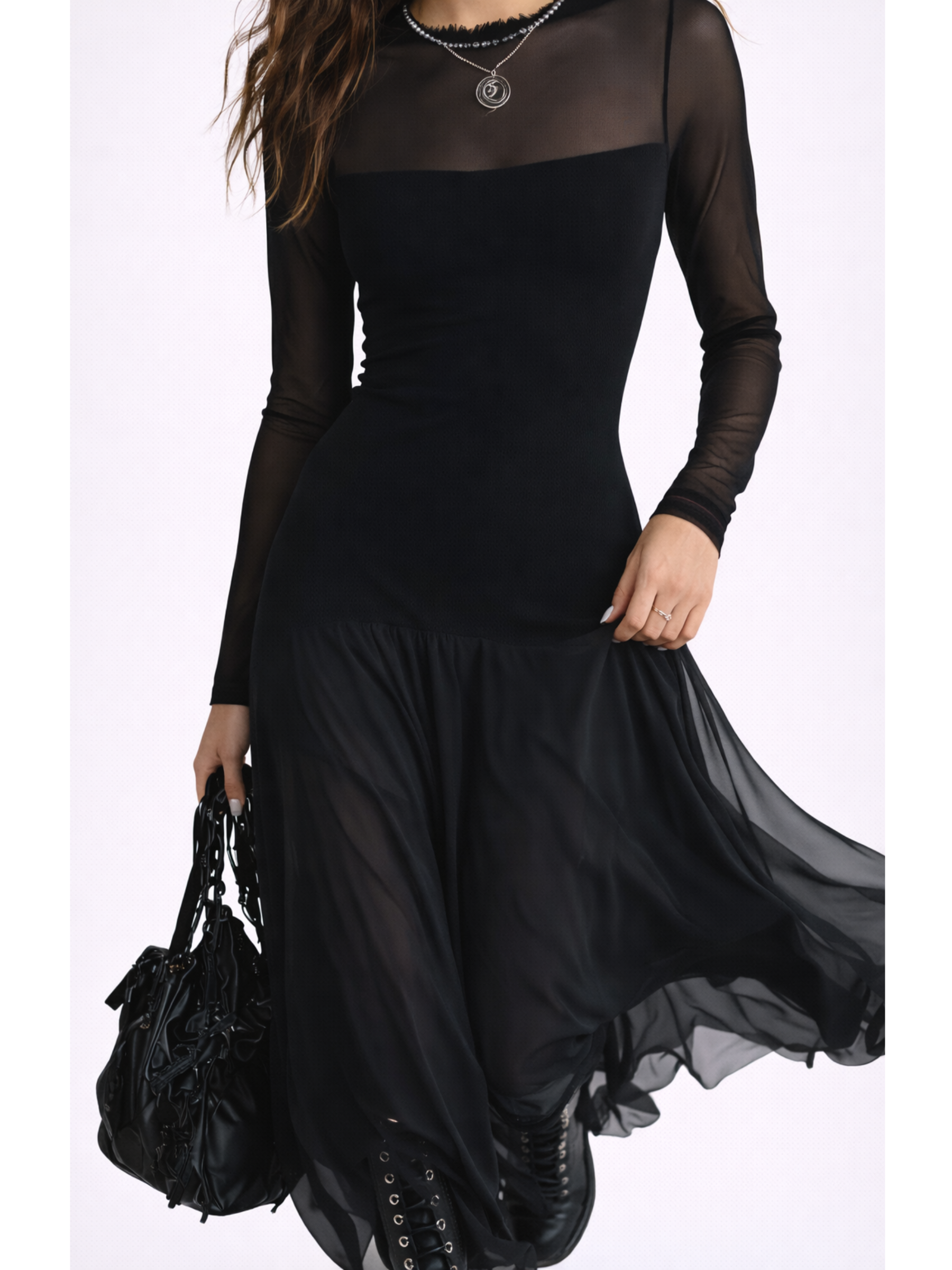 YEDRA™ | Maxi de Tul Fluido