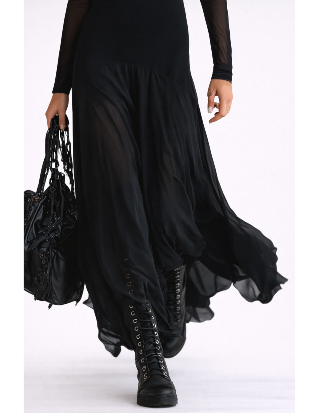 YEDRA™ | Maxi de Tul Fluido