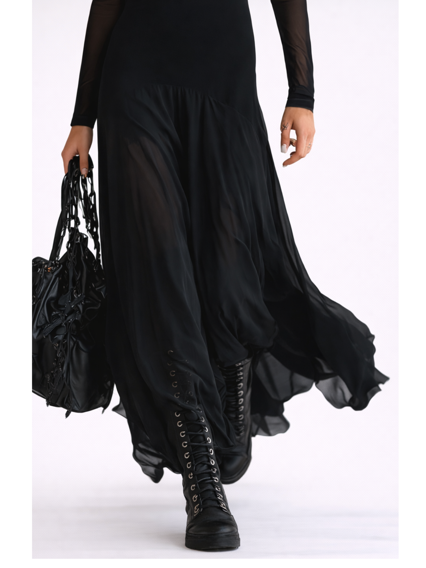 YEDRA™ | Maxi de Tul Fluido