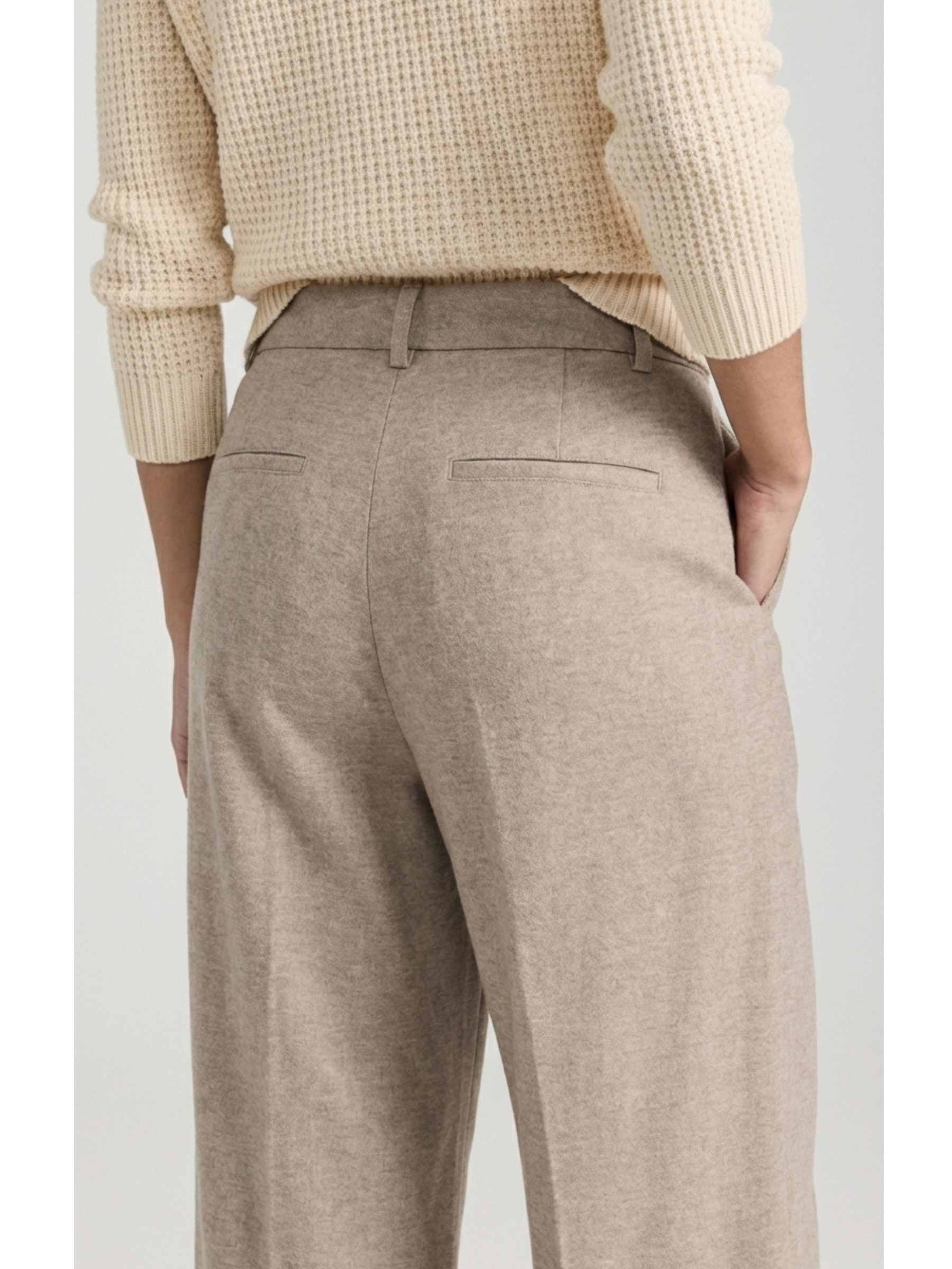 CATALINA™ | Pantalón Barrel de Punto Suave