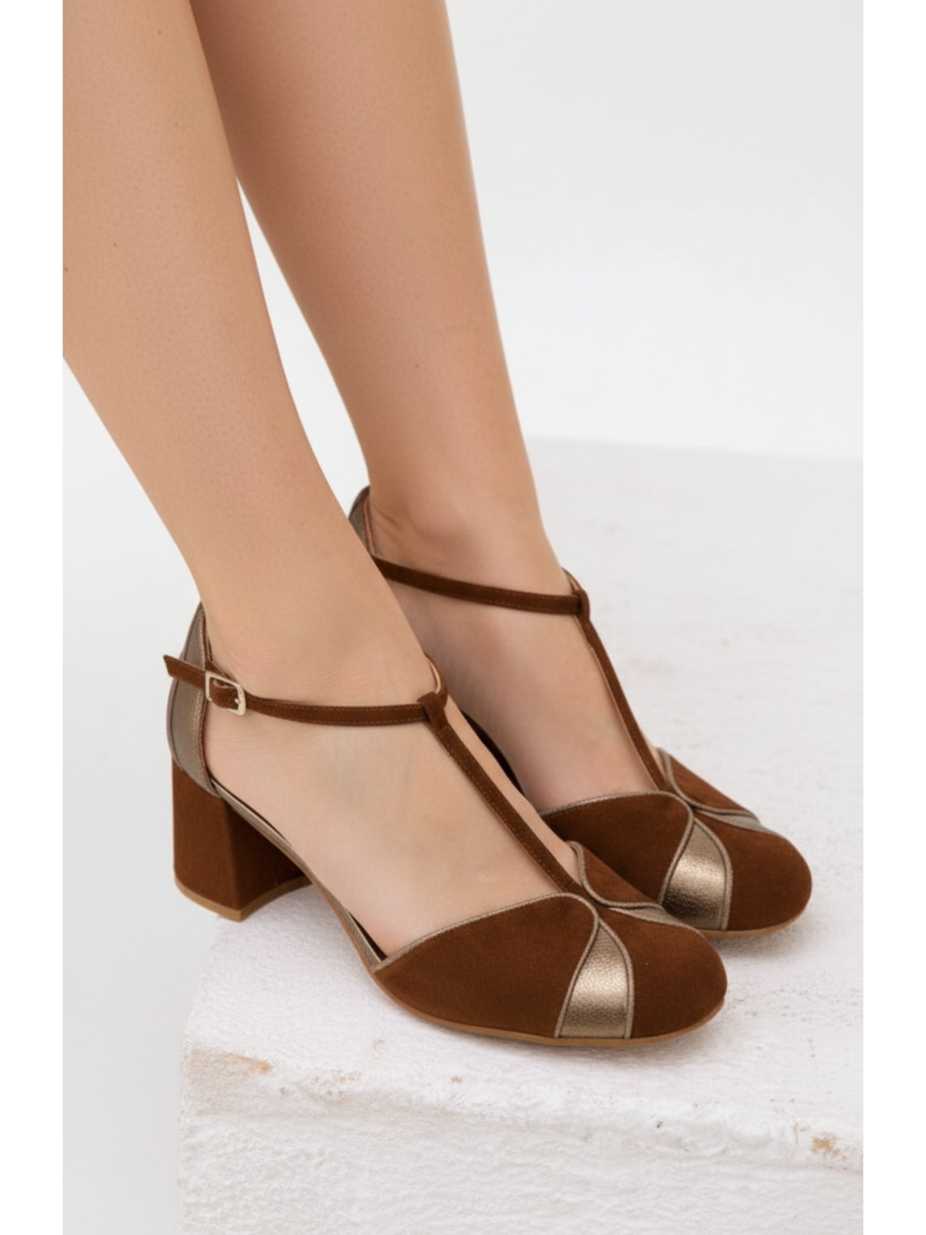 MÓNICA™ | Sandalia Ante Coffee