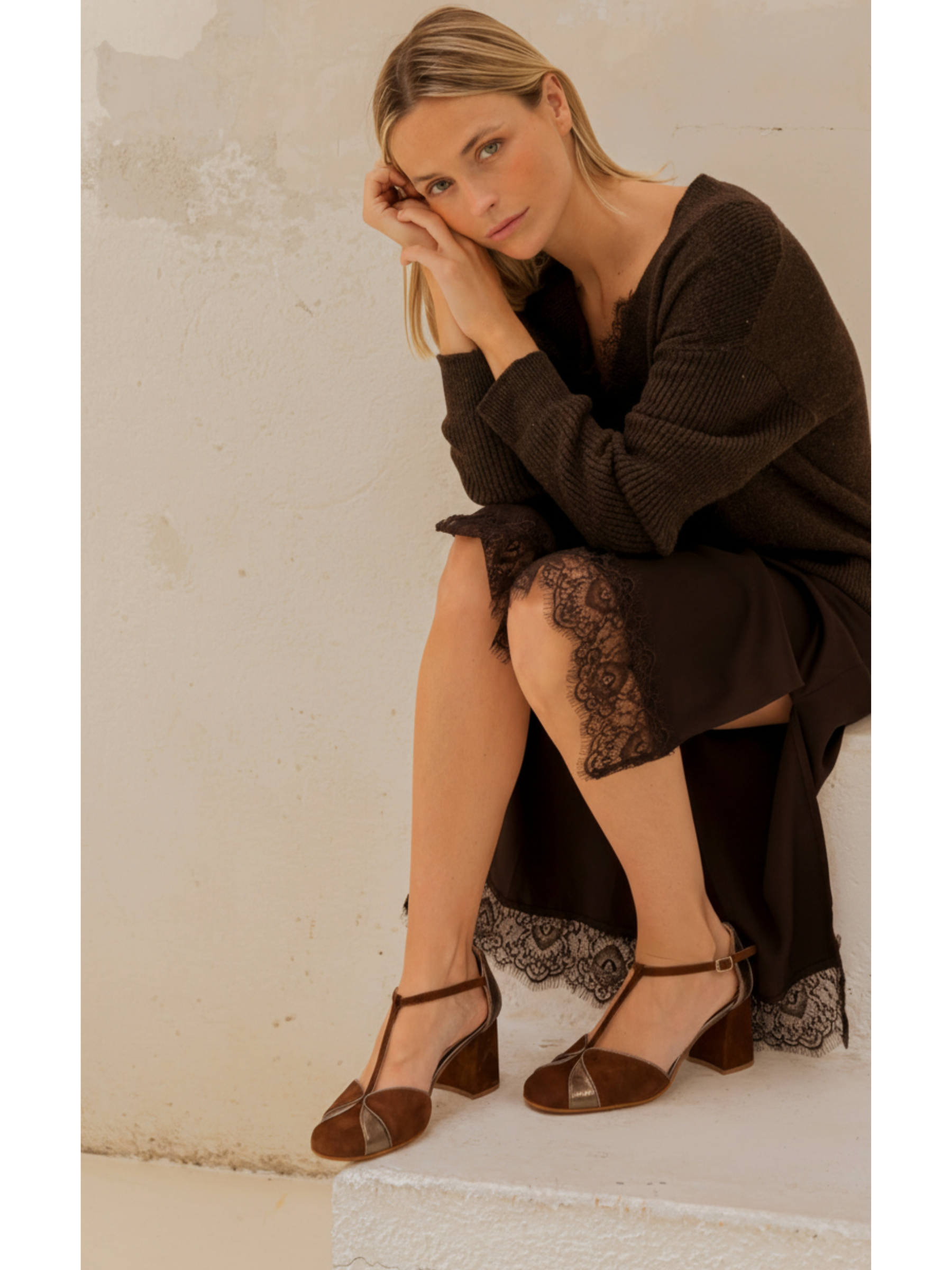 MÓNICA™ | Sandalia Ante Coffee