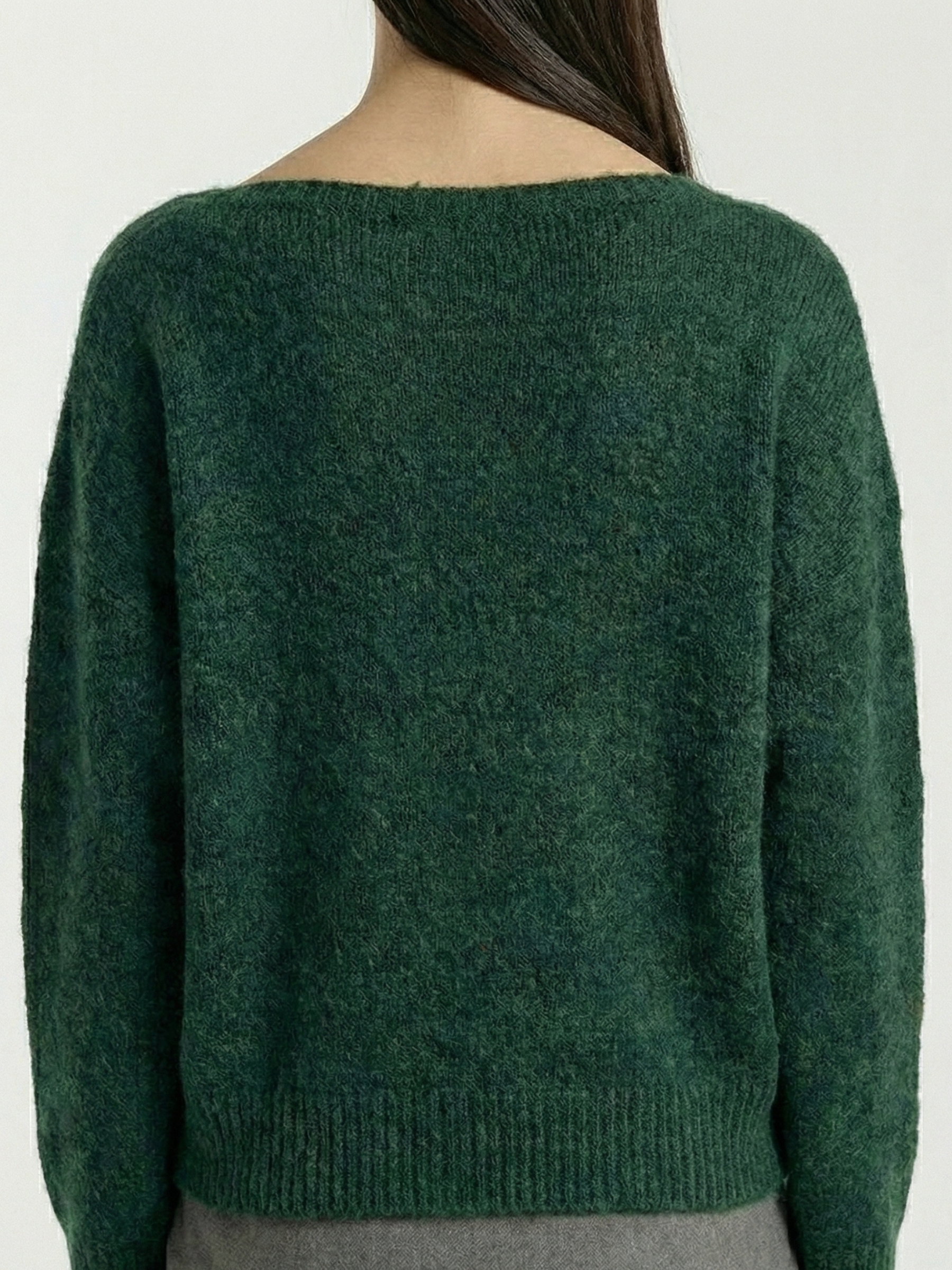 Asil™ Sweater Bardot Verde Bosque