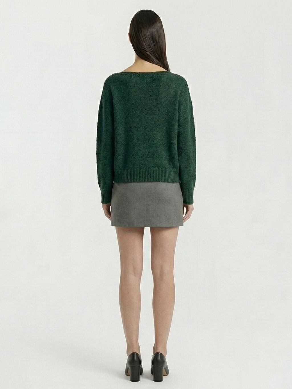 Asil™ Sweater Bardot Verde Bosque