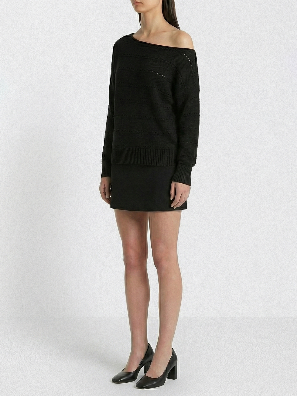 Asil™ Sweater Bardot Verde Bosque