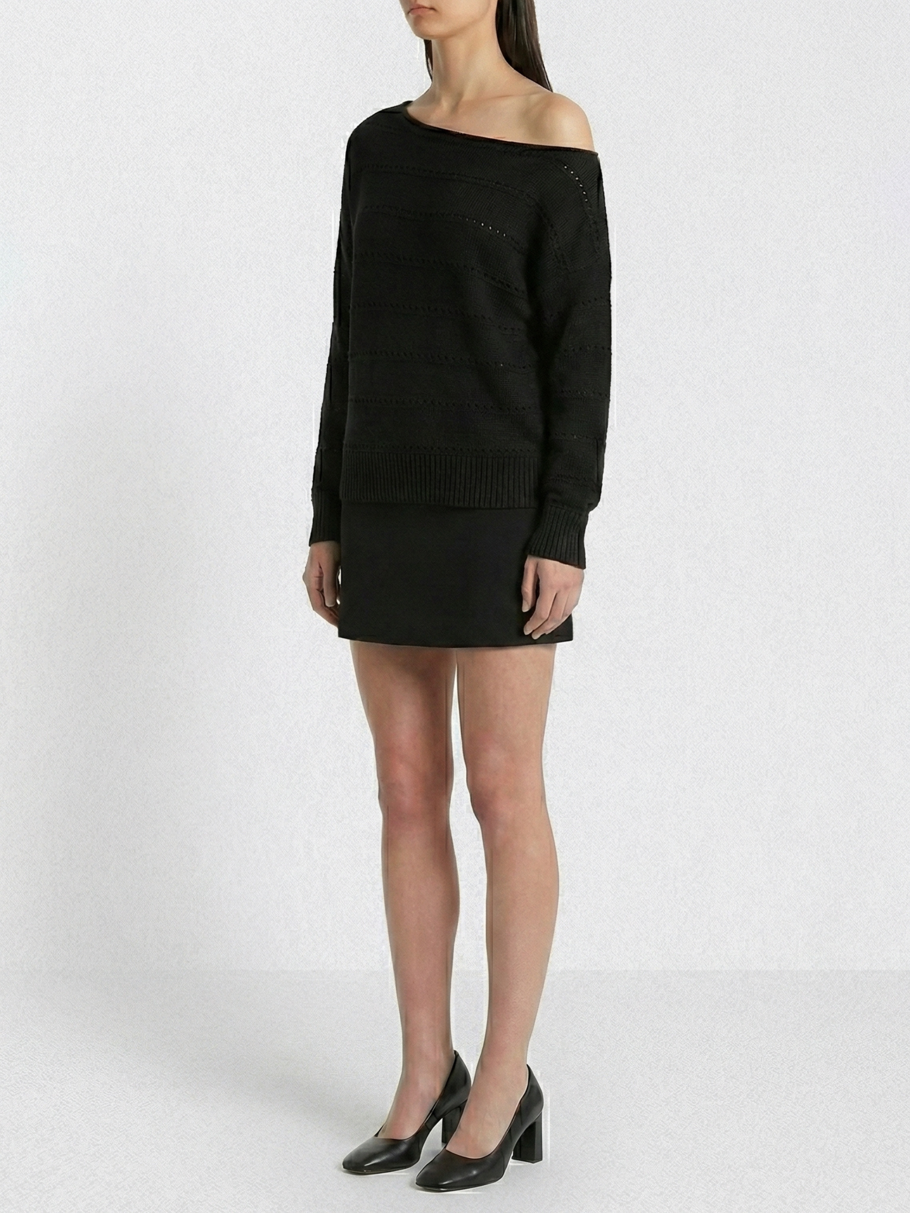 Asil™ Sweater Bardot Verde Bosque