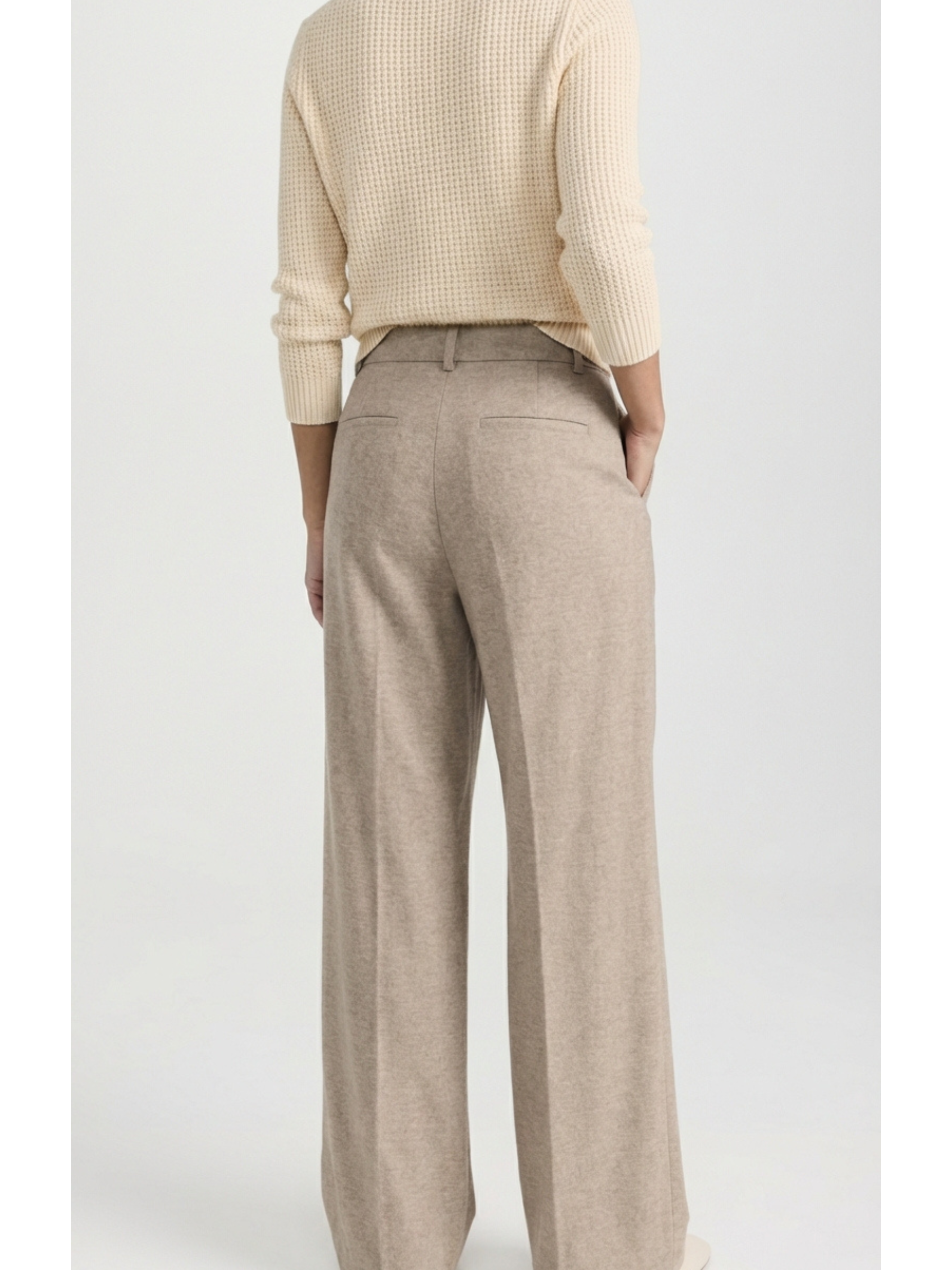 CATALINA™ | Pantalón Barrel de Punto Suave