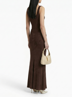 LEONOR™ | Vestido maxi de escote cuadrado