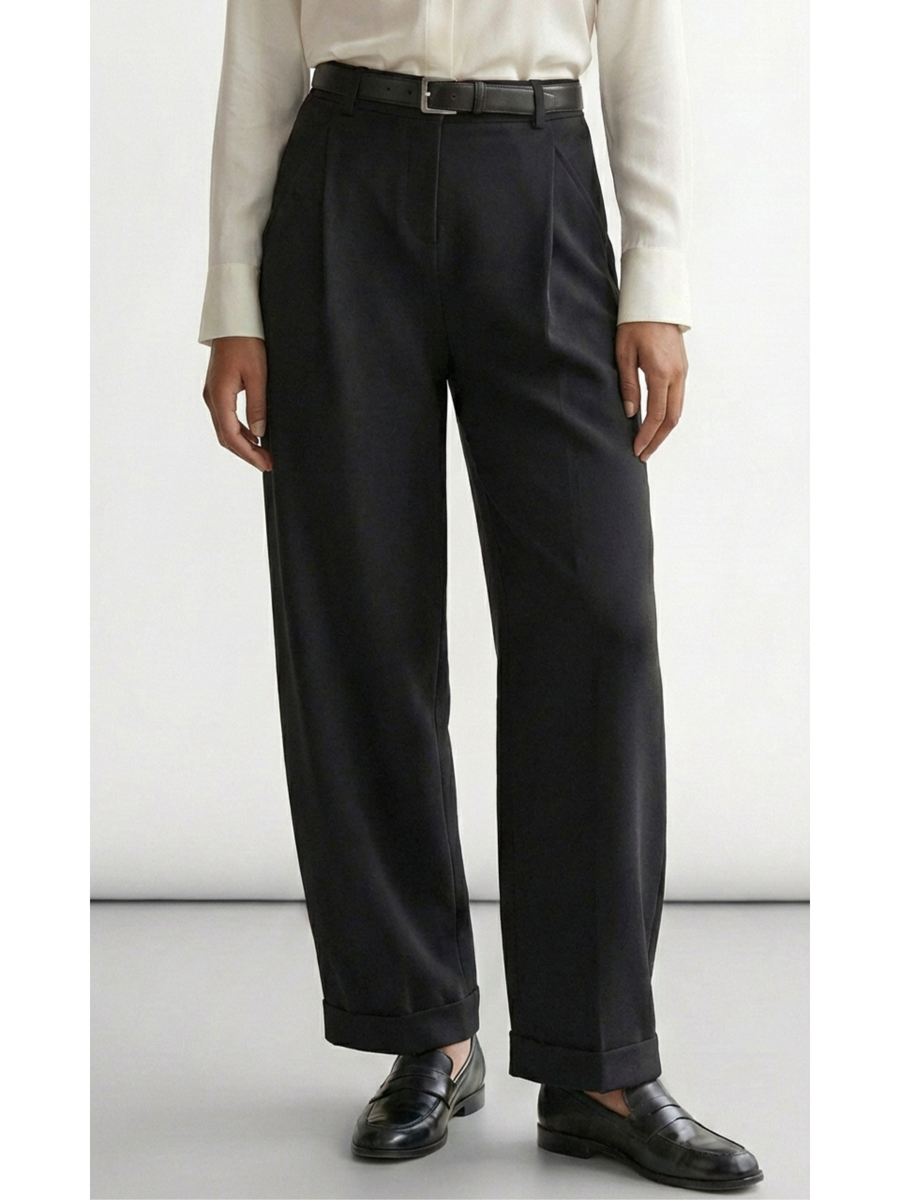 CATALINA™ | Pantalón Barrel de Punto Suave