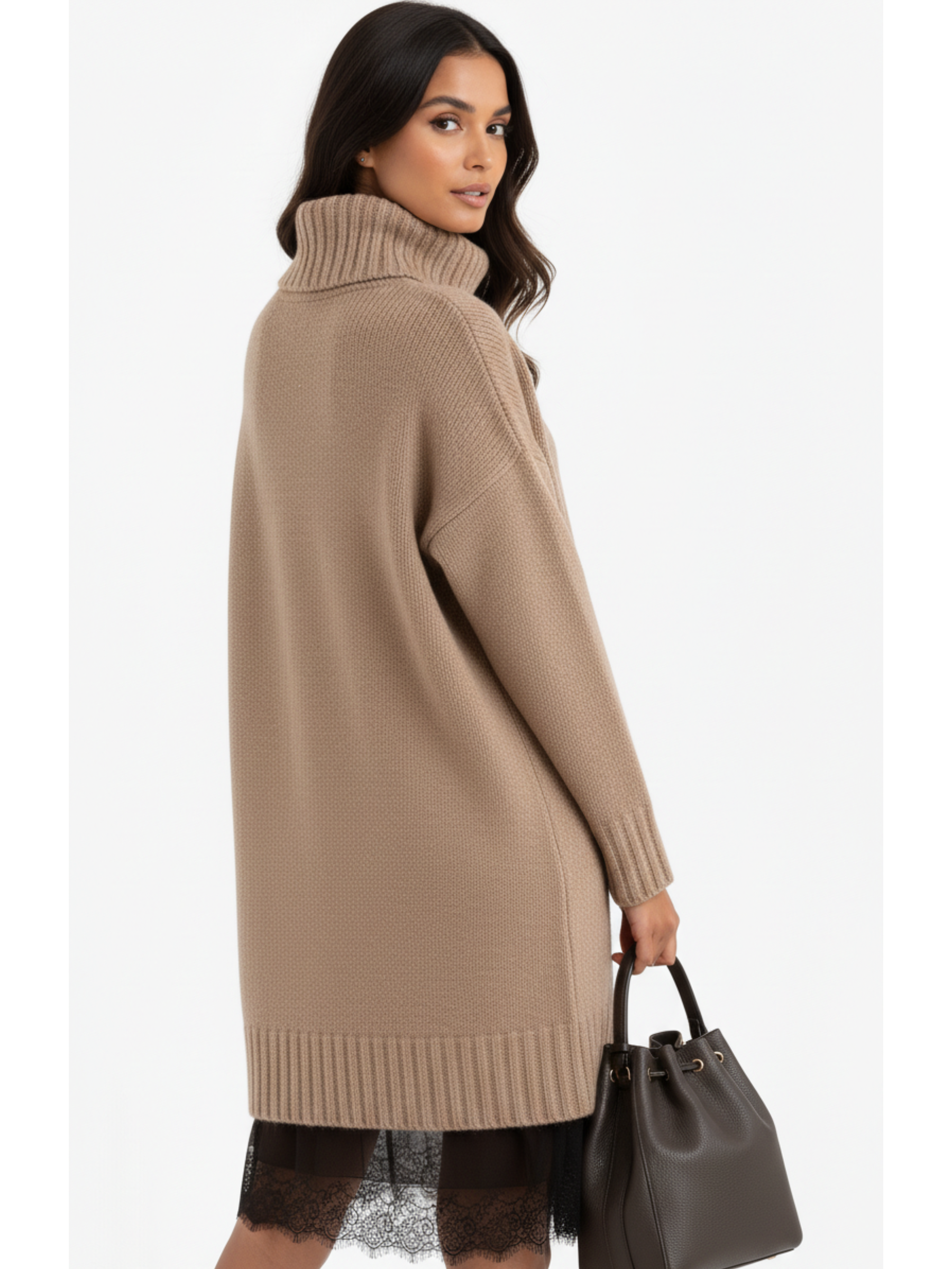 AURORA™ | Conjunto Premium Jersey y Vestido Beige