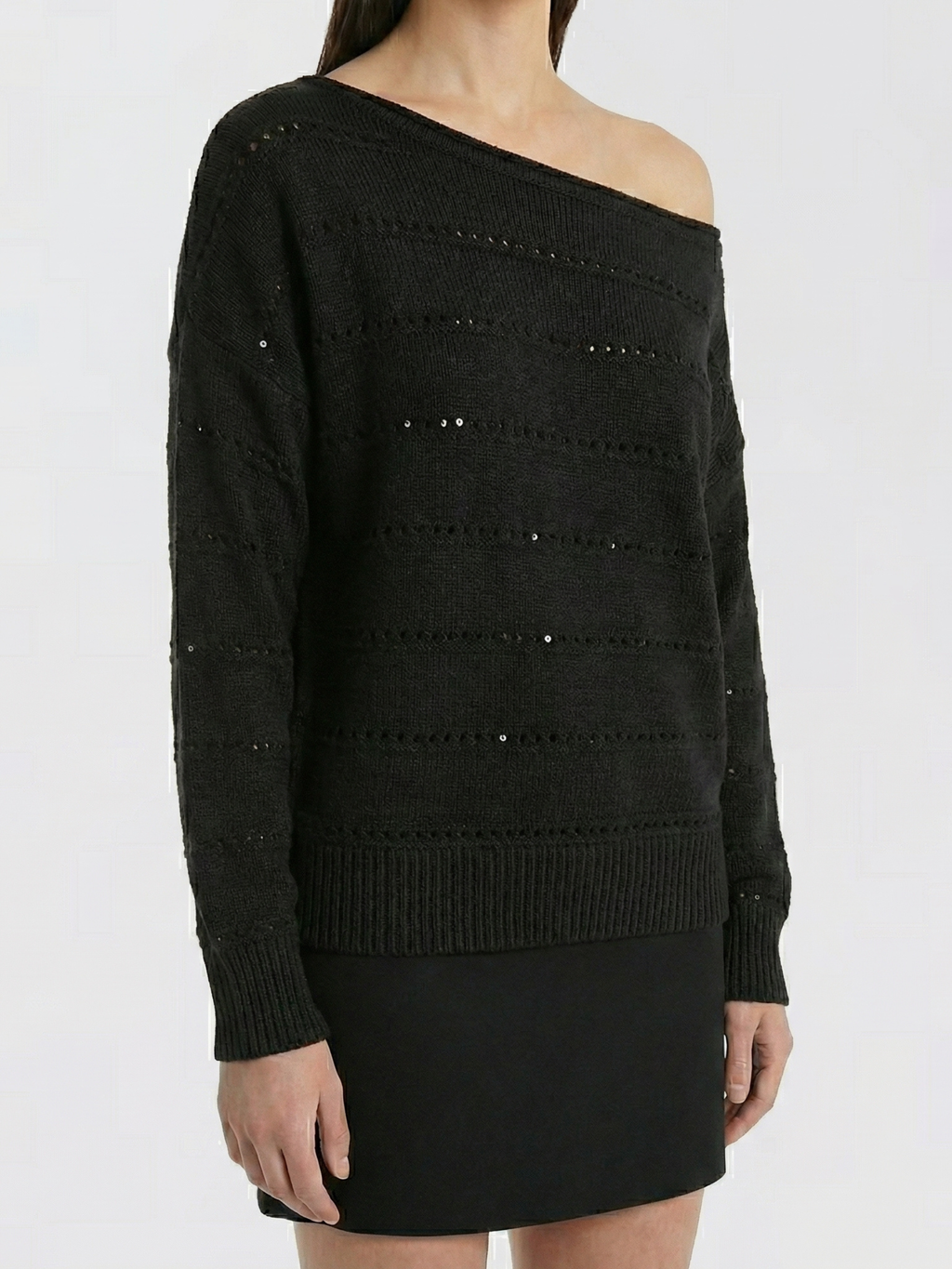 Asil™ Sweater Bardot Verde Bosque