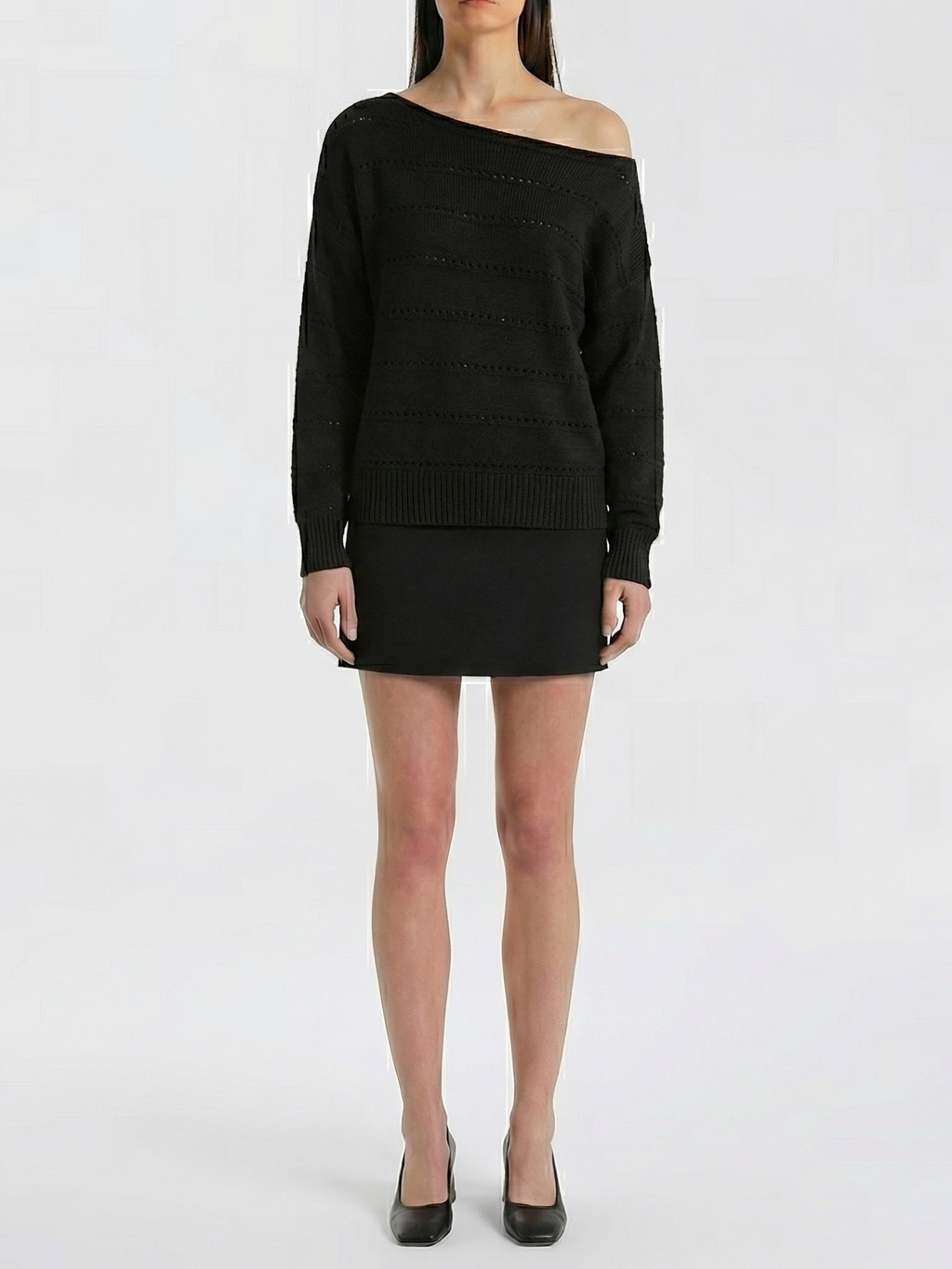 Asil™ Sweater Bardot Verde Bosque