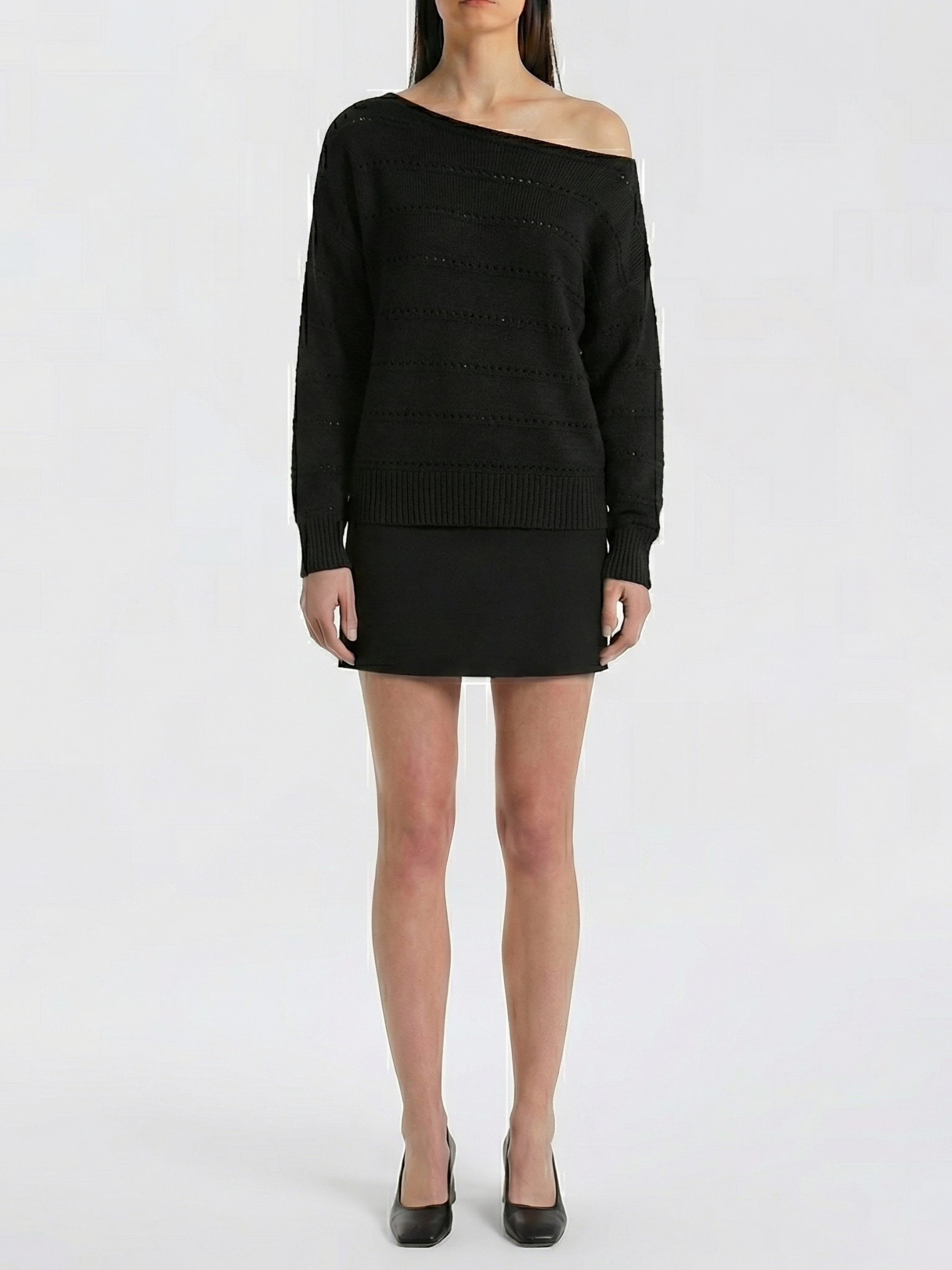 Asil™ Sweater Bardot Verde Bosque