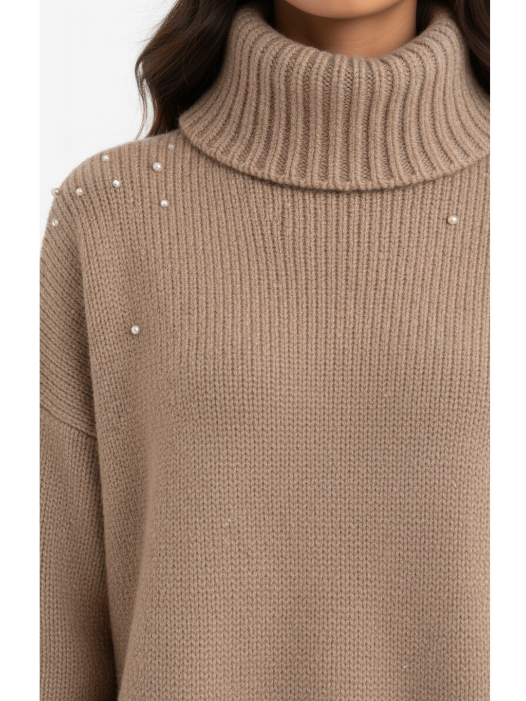 AURORA™ | Conjunto Premium Jersey y Vestido Beige