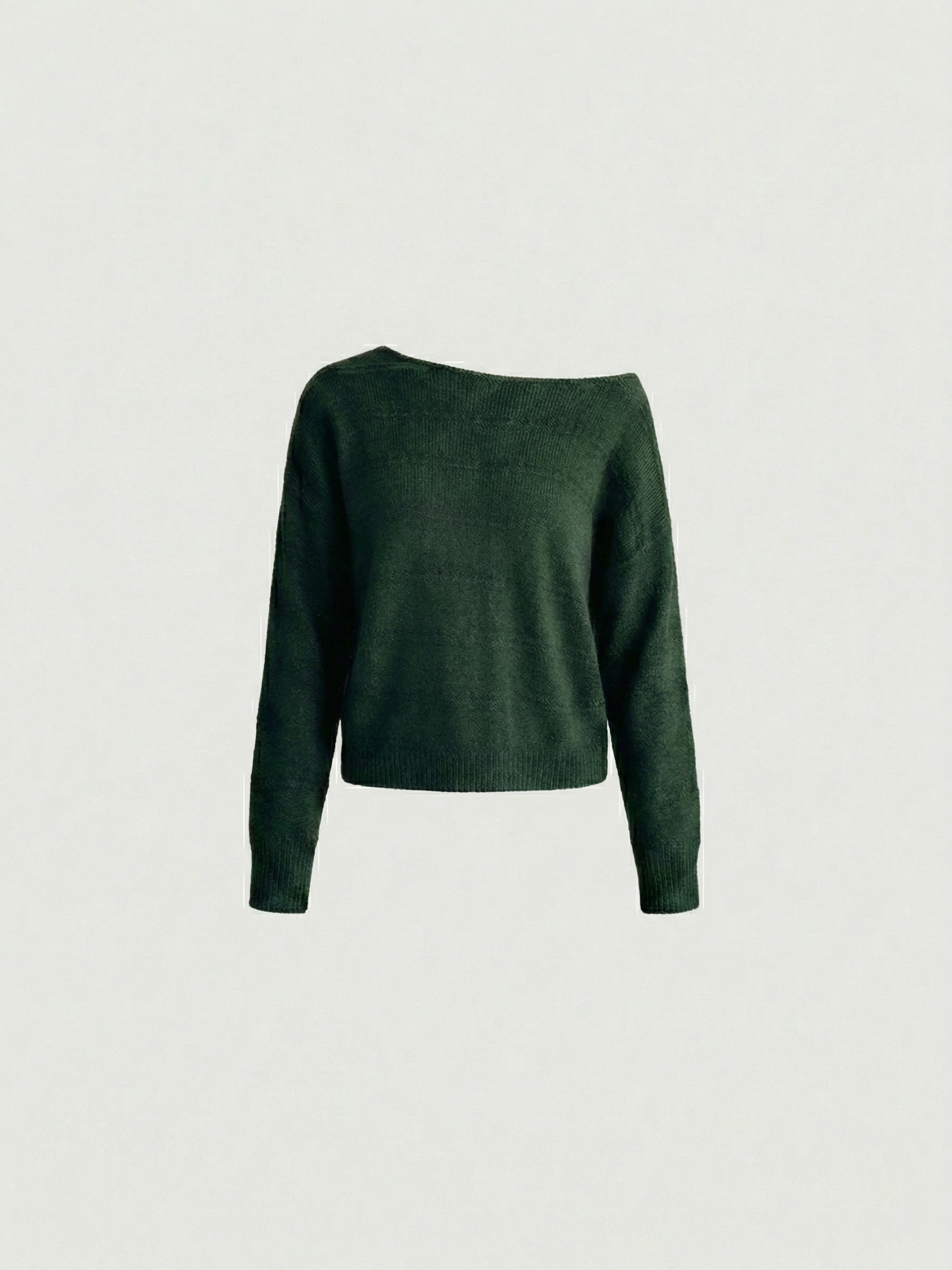 Asil™ Sweater Bardot Verde Bosque