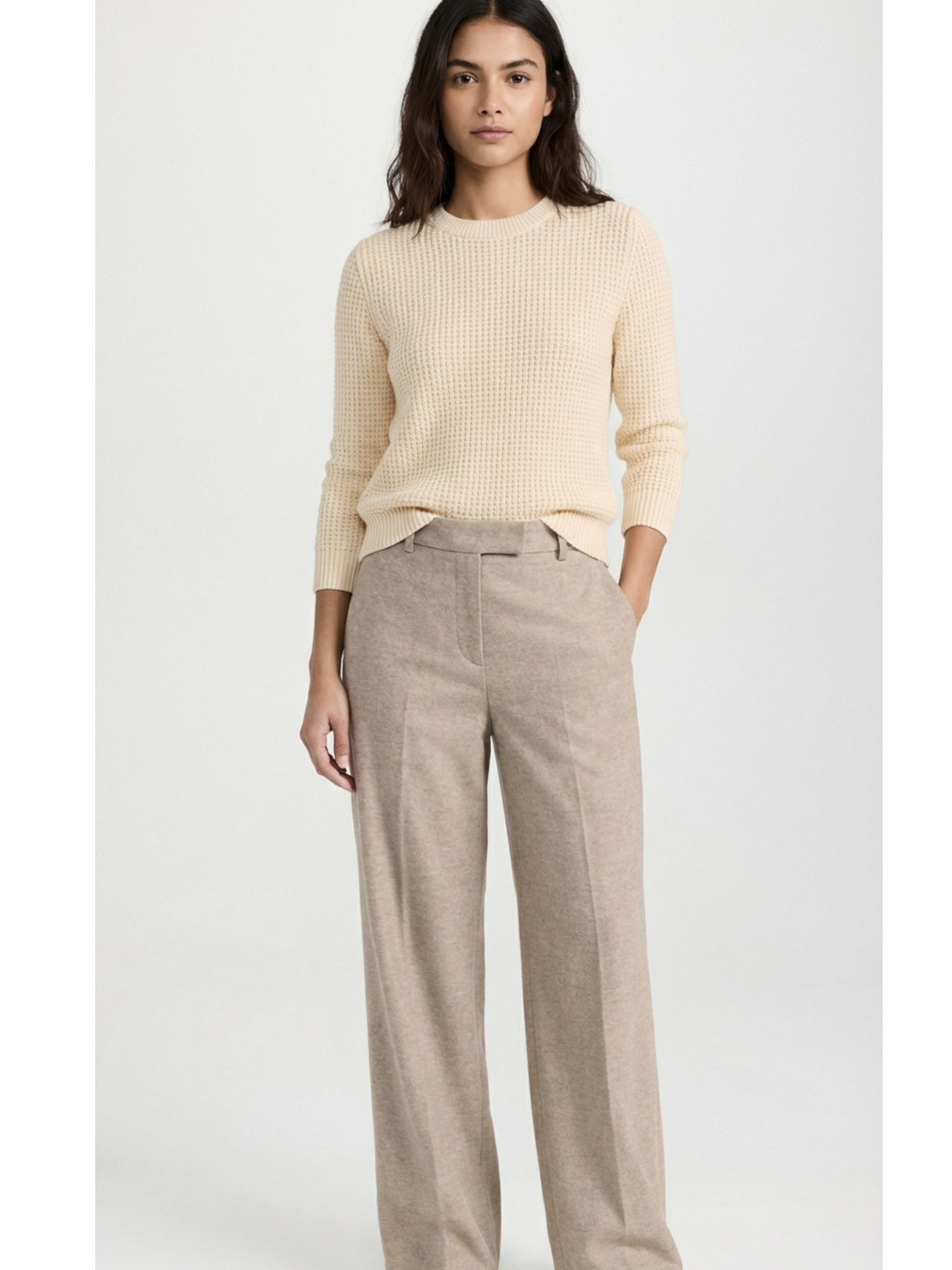 CATALINA™ | Pantalón Barrel de Punto Suave