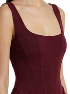 LEONOR™ | Vestido maxi de escote cuadrado