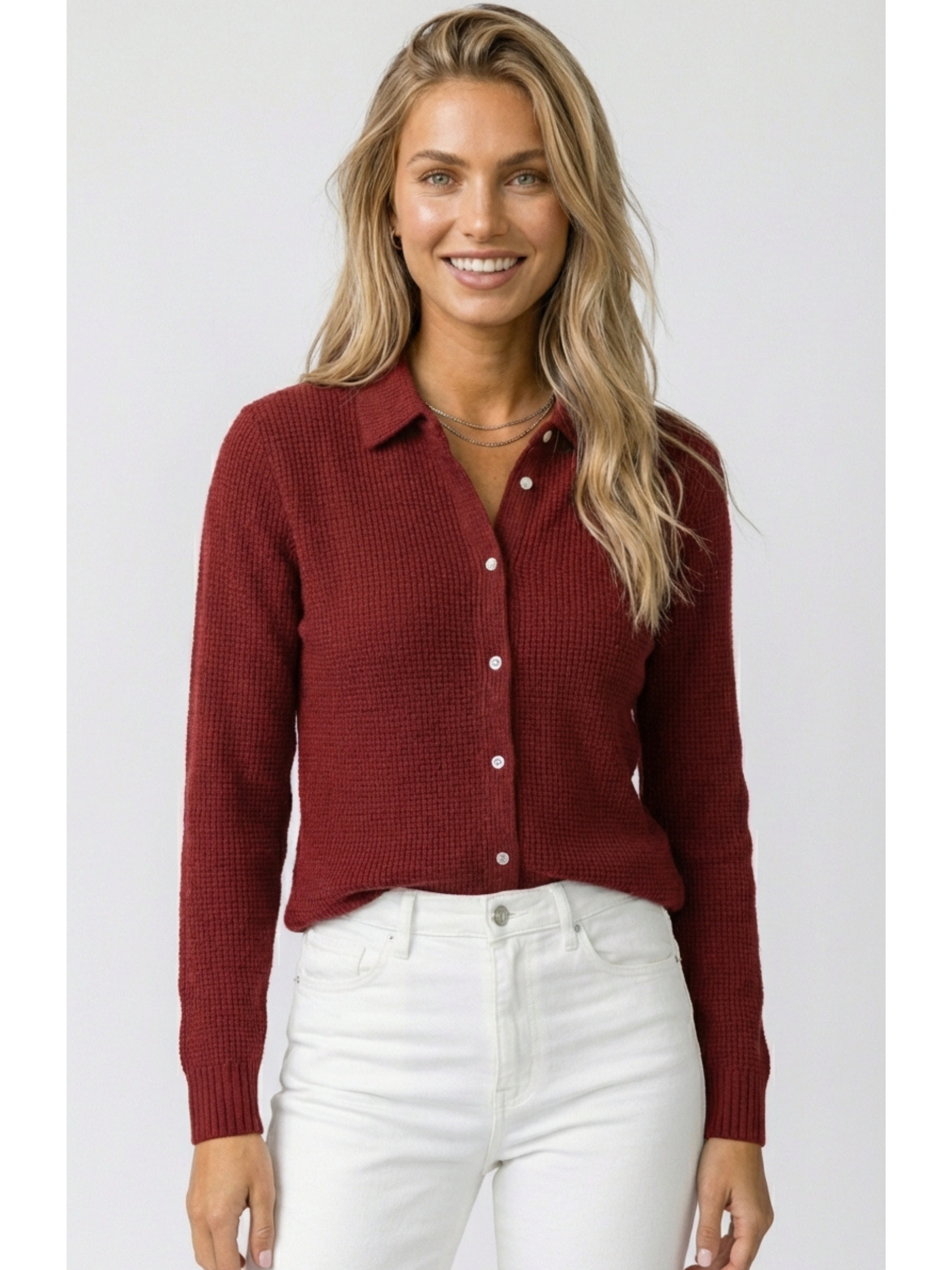 NATALIA™ | Blusa Manga Larga Punto Suave