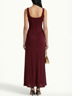 LEONOR™ | Vestido maxi de escote cuadrado