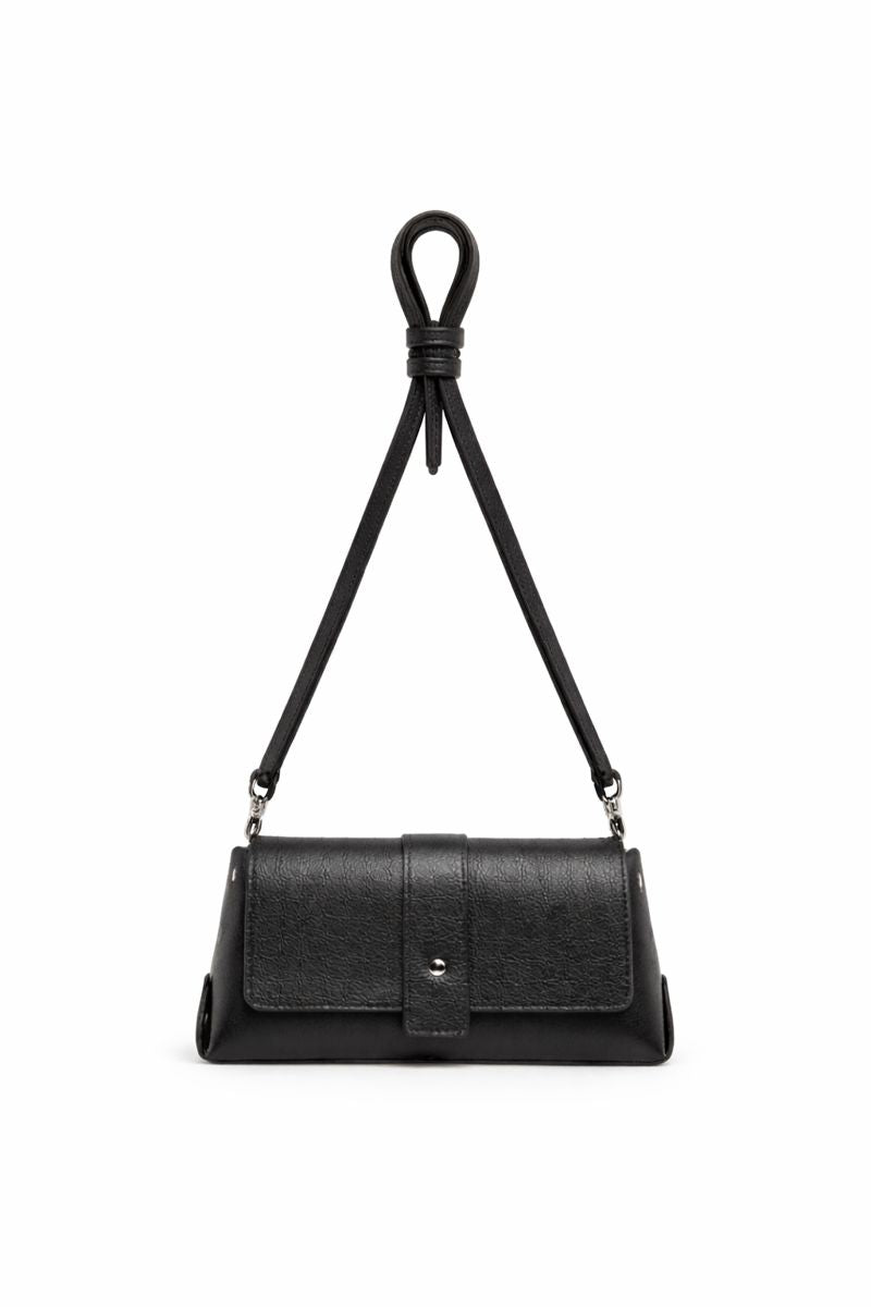 GABRIELA™ | Bolso Bandolera Piel Auténtica Negro