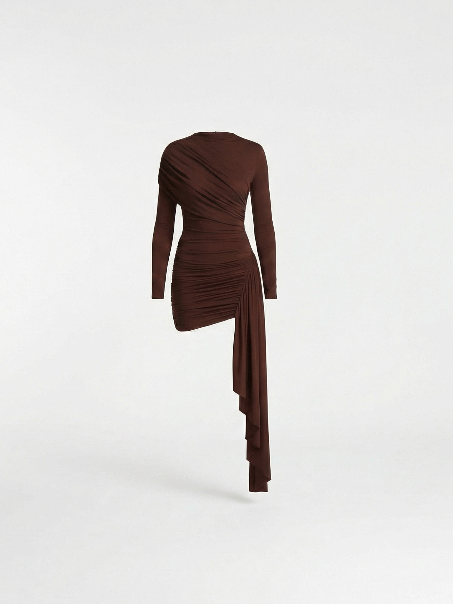 Dalia™ | Vestido drapeado con caída lateral